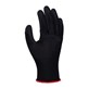 Rękawice DONAU SAFETY PU Black, kat. II, rozm. 9, czarne