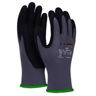 Rękawice DONAU SAFETY Flex, kat. II, rozm. 10, szare