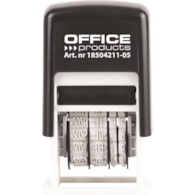 Datownik samotuszujący OFFICE PRODUCTS, z tuszem, ISO, czarny