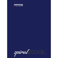 Kołonotatnik OFFICE PRODUCTS, A5, w linie, 80 kart., 70gsm, granatowy