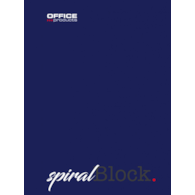 Kołonotatnik OFFICE PRODUCTS, A5, w linie, 80 kart., 70gsm, granatowy