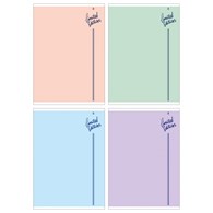 Zeszyt szkolny GIMBOO, A5, w kratkę, 60 kart., 70gsm, mix kolorów