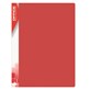 Teczka ofertowa OFFICE PRODUCTS, PP, A4, 620mikr., 20 koszulek, czerwona