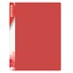 Teczka ofertowa OFFICE PRODUCTS, PP, A4, 620mikr., 30 koszulek, czerwona