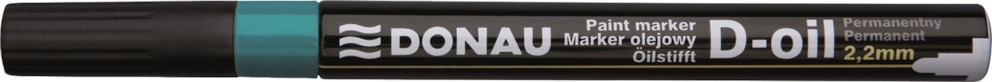 Marker olejowy DONAU D-Oil, okrągły, 2,2mm, zielony
