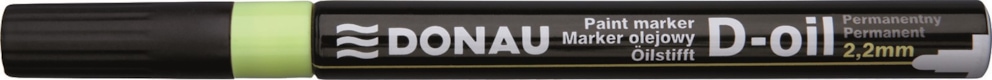 Marker olejowy DONAU D-Oil, okrągły, 2,2mm, żółty