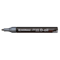 Marker olejowy DONAU D-Oil, okrągły, 2,8mm, srebrny