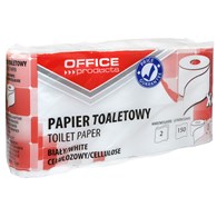 Papier toaletowy celulozowy OFFICE PRODUCTS, 2-warstwowy, 150 listków, 15m, 8szt., biały