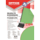 Okładki do bindowania OFFICE PRODUCTS, PVC, A4, 200mikr., 100szt., zielone transparentne