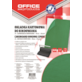 Okładki do bindowania OFFICE PRODUCTS, karton, A4, 250gsm, skóropodobne, 100szt., zielone