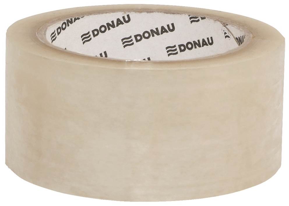 Taśma pakowa DONAU Solvent , 48mm, 60m, 42mikr., transparentna