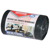 Worki na śmieci biurowe OFFICE PRODUCTS, mocne (LDPE), 35l, 50szt., czarne