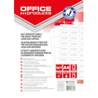 Etykiety OFFICE PRODUCTS, 38x21,2mm, białe, 100 ark.