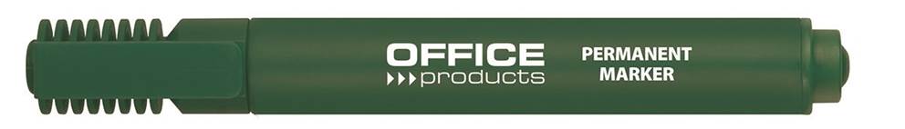 Marker permanentny OFFICE PRODUCTS, ścięty, 1-5mm (linia), zielony