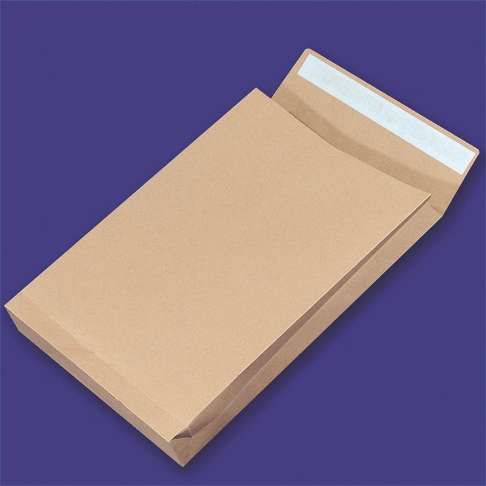 Koperty RBD z taśmą silikonową OFFICE PRODUCTS, HK, E4, 280x400mm, 150gsm, 250szt., brązowe