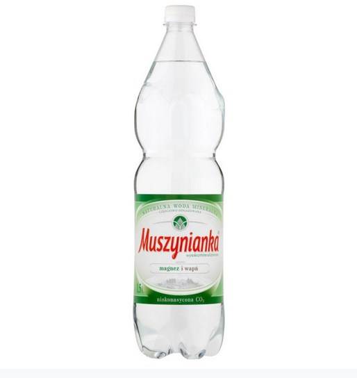 WODA mineralna MUSZYNIANKA NGAZ 1,5 L PET niskonasycona co2 6szt [ kaucja ]