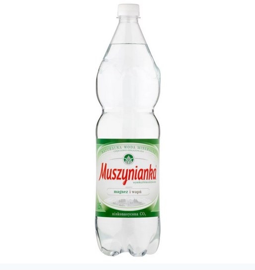 WODA mineralna MUSZYNIANKA NGAZ 1,5 L PET niskonasycona co2 6szt [ kaucja ]