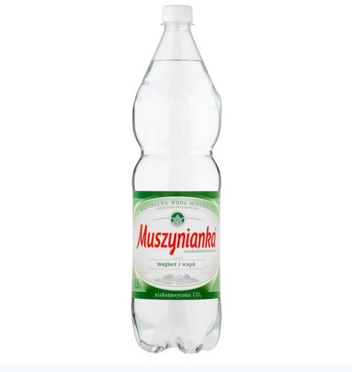 WODA mineralna MUSZYNIANKA NGAZ 1,5 L PET niskonasycona co2 6szt [ kaucja ]