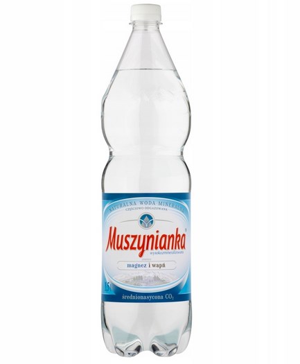 WODA mineralna MUSZYNIANKA GAZ 1,5 L PET średnionasycona co2 6szt
[ kaucja ]
