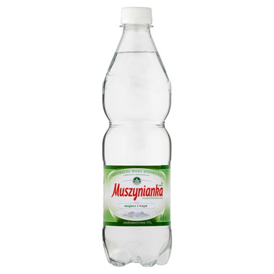 WODA mineralna MUSZYNIANKA NGAZ 600ML PET niskonasycona co2 8szt [ kaucja ]
