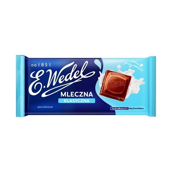 E.Wedel Czekolada klasyczna mleczna 90 g