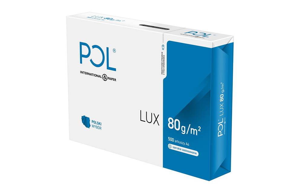 Papier ksero biały A4/80g 500 arkuszy IP POLLux