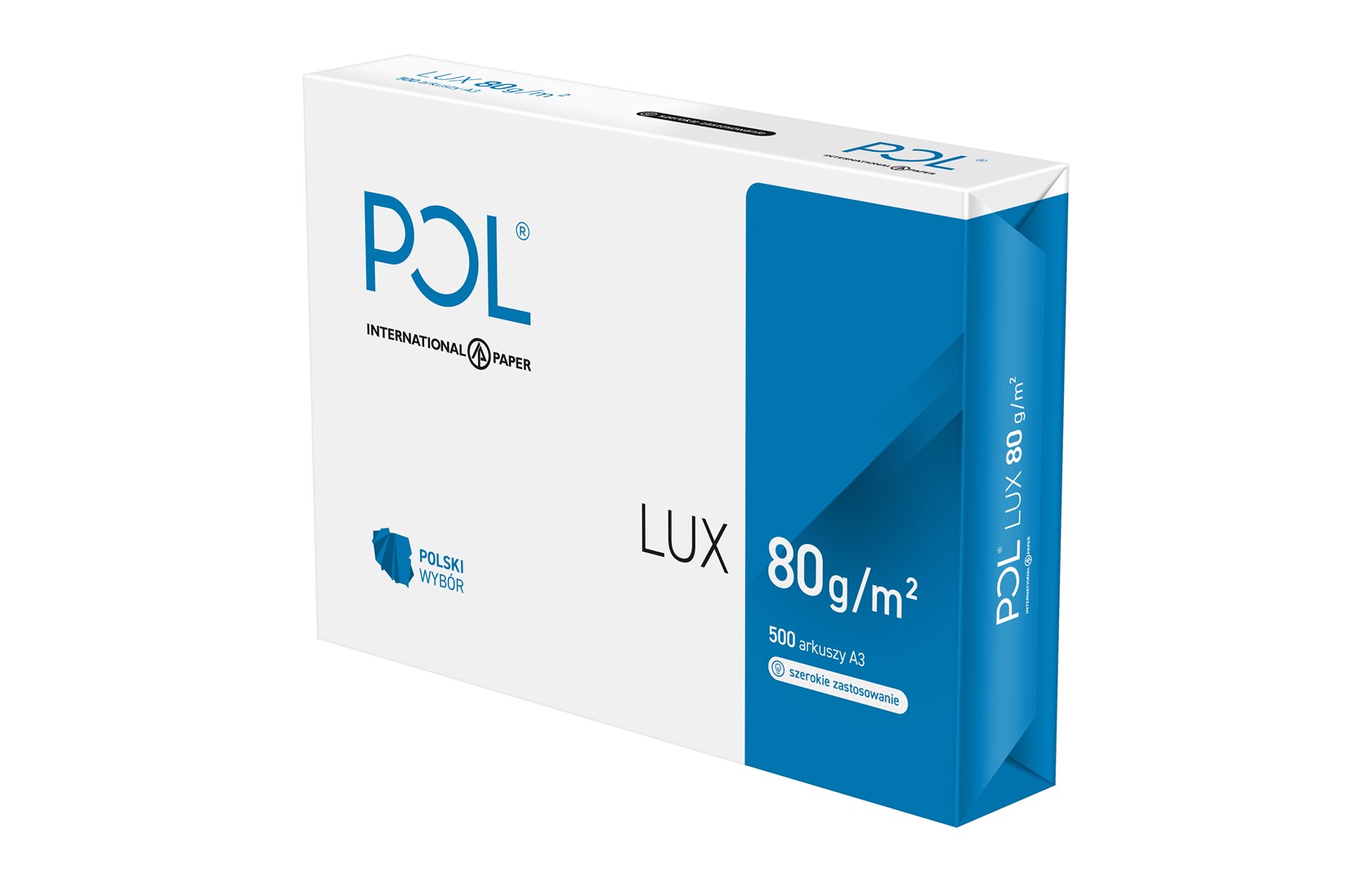 Papier ksero biały A3/80g 500 arkuszy IP POLlux