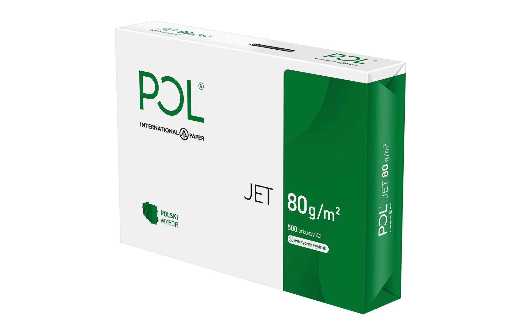 Papier ksero biały A3/80g 500 arkuszy IP POLjet