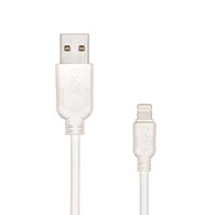 Kabel kompatybilny z lightning EXC Whippy, 0,9m, biały