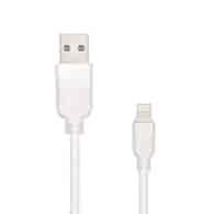 Kabel kompatybilny z lightning EXC Whippy, 0,9m, biały