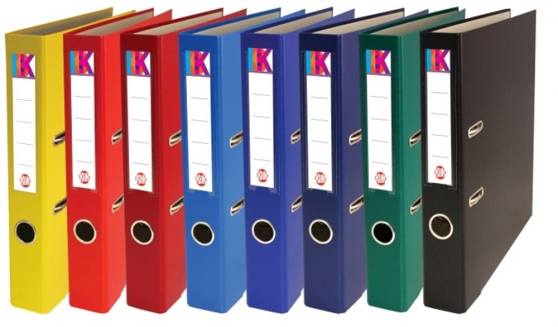 Segregator PP A4 50 z szyną KBK kolor żółty