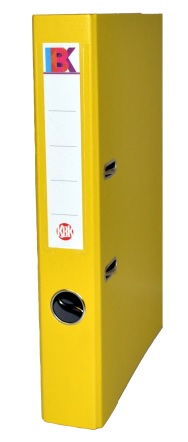 Segregator PP A4/50mm KBK Kolor żółty