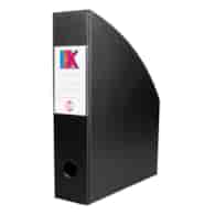 Pojemnik na dokumenty 70 mm CZARNY, PVC, KBK