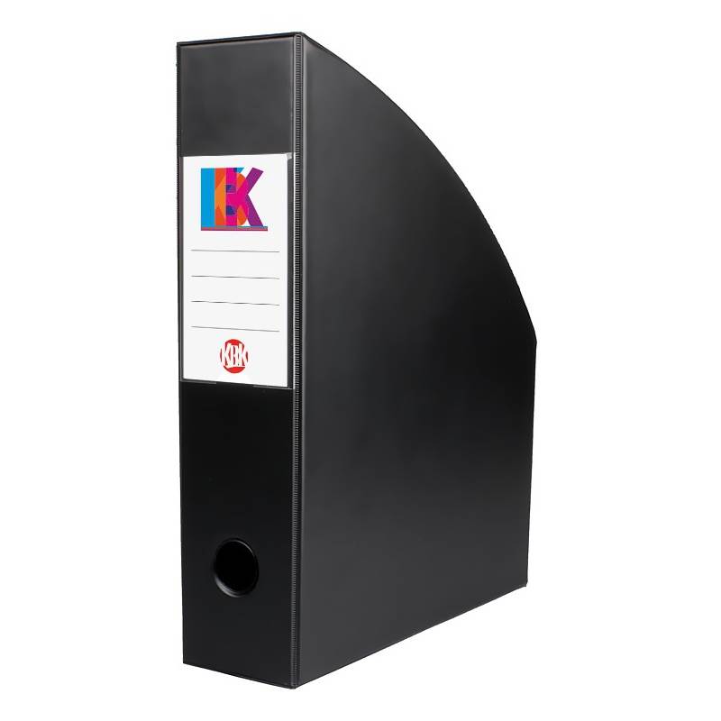 Pojemnik na dokumenty 70 mm CZARNY, PVC, KBK
