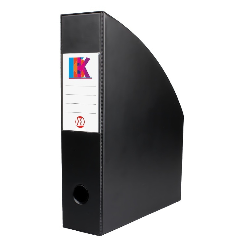 Pojemnik na dokumenty 70 mm CZARNY, PVC, KBK