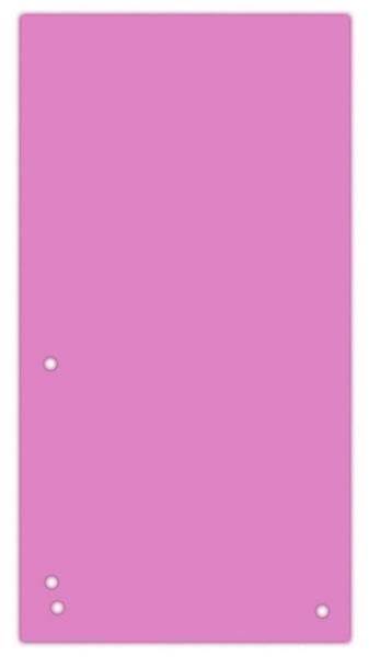 Przekładka papierowa 1/3 A4, 100szt. różowa, gramatura 190 g/m2, KBK