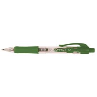 Długopis automatyczny Q-CONNECT 1,0mm, zielony