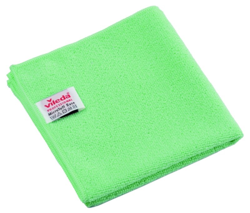 Ściereczka VILEDA PROFESSIONAL MicroTuff Base, 36 x 36 cm, zielona 5szt