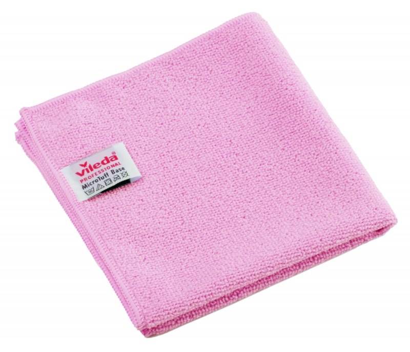 Ściereczka VILEDA PROFESSIONAL MicroTuff Base, 36 x 36 cm, czerwona