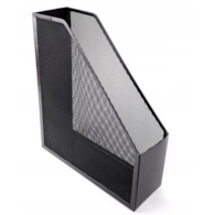 Gazetownik stojący metalowy czarny Tres