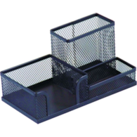 TRES Przybornik biurkowy 3A czarny