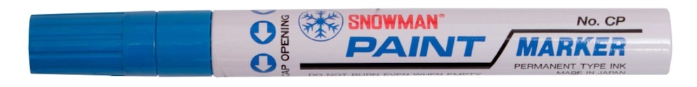 SNOWMAN Pisak olejowy gruby niebieski
