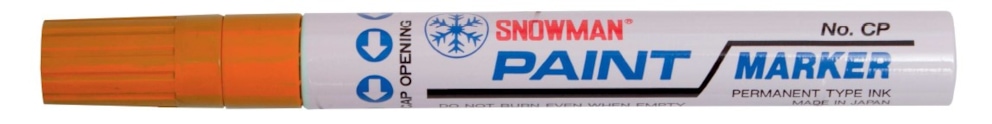 SNOWMAN Pisak olejowy gruby pomarańczowy