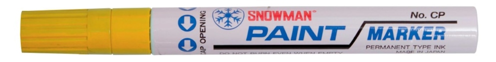 SNOWMAN Pisak olejowy gruby żółty