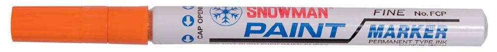 SNOWMAN Pisak olejowy średni pomarańczowy