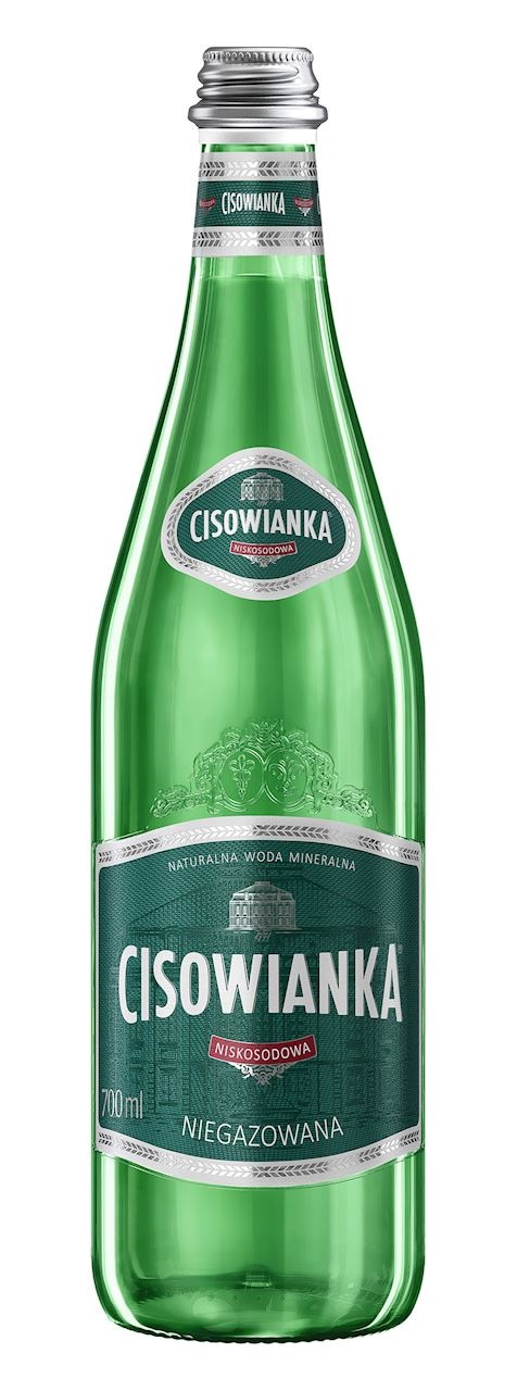 Woda CISOWIANKA Classique, niegazowana, butelka szklana, 0,7l 12szt