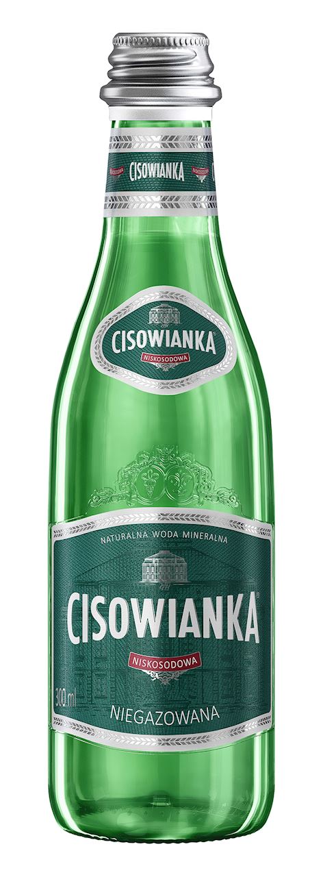 Woda CISOWIANKA Classique, niegazowana, butelka szklana, 0,3l 24szt