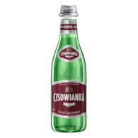 Woda Cisowianka 0,33l. szkło Silnie Gazowana op.24szt