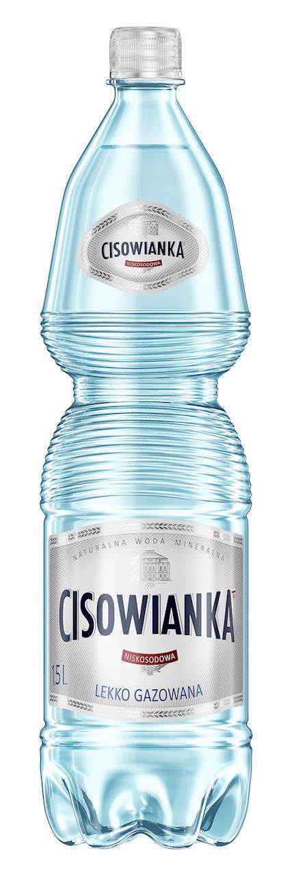Woda mineralna Cisowianka lekko gazowana 1,5 l PET