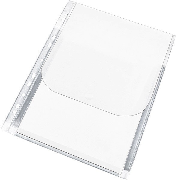 KOSZULKA PRZESTRZENNA DO WPINANIA NA KATALOG PVC Z KLAPKĄ 10 szt./opak. Panta Plast
